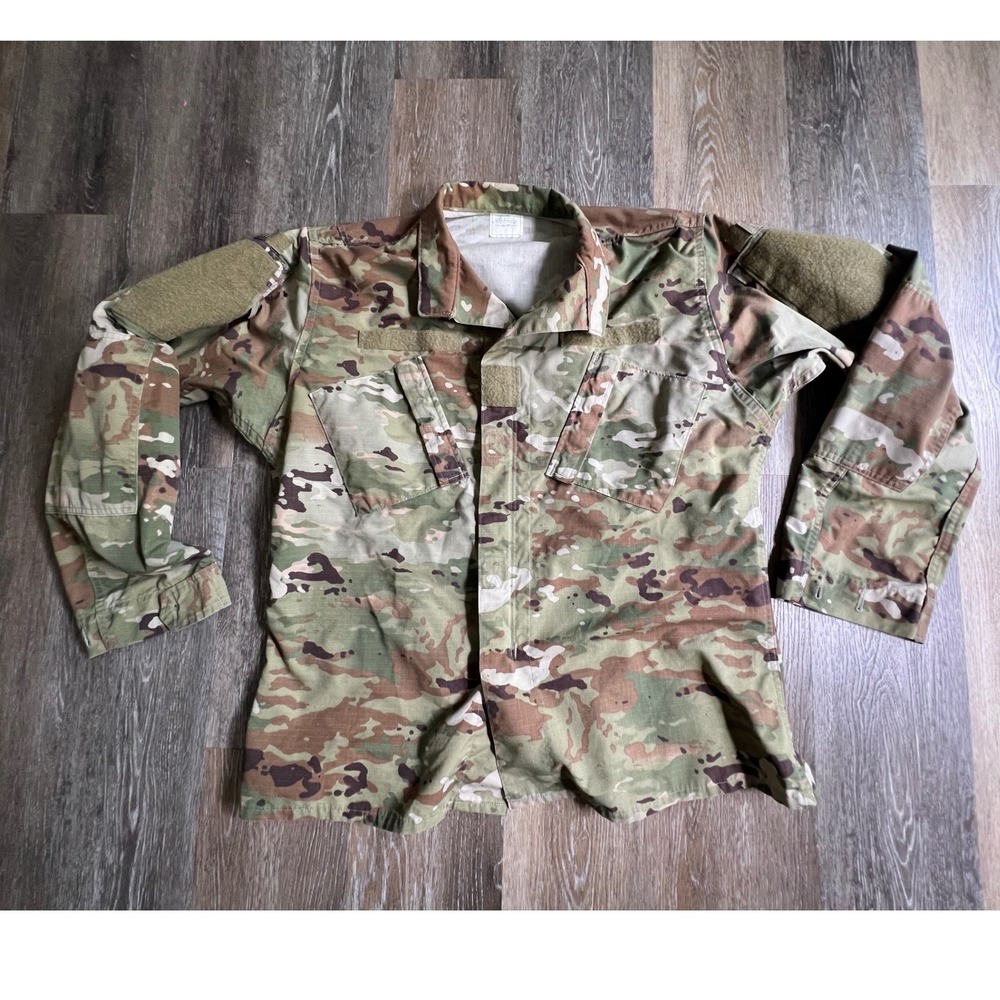 US Military OCP Multicam Combat Coat Mens Large Long Camouflage Tactical Jacket
